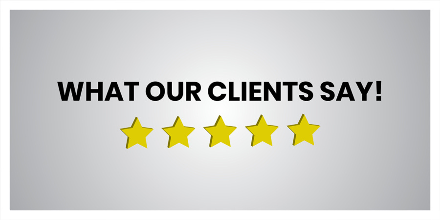 Testimonial Template, What Our Clients Say , Five Star Customer