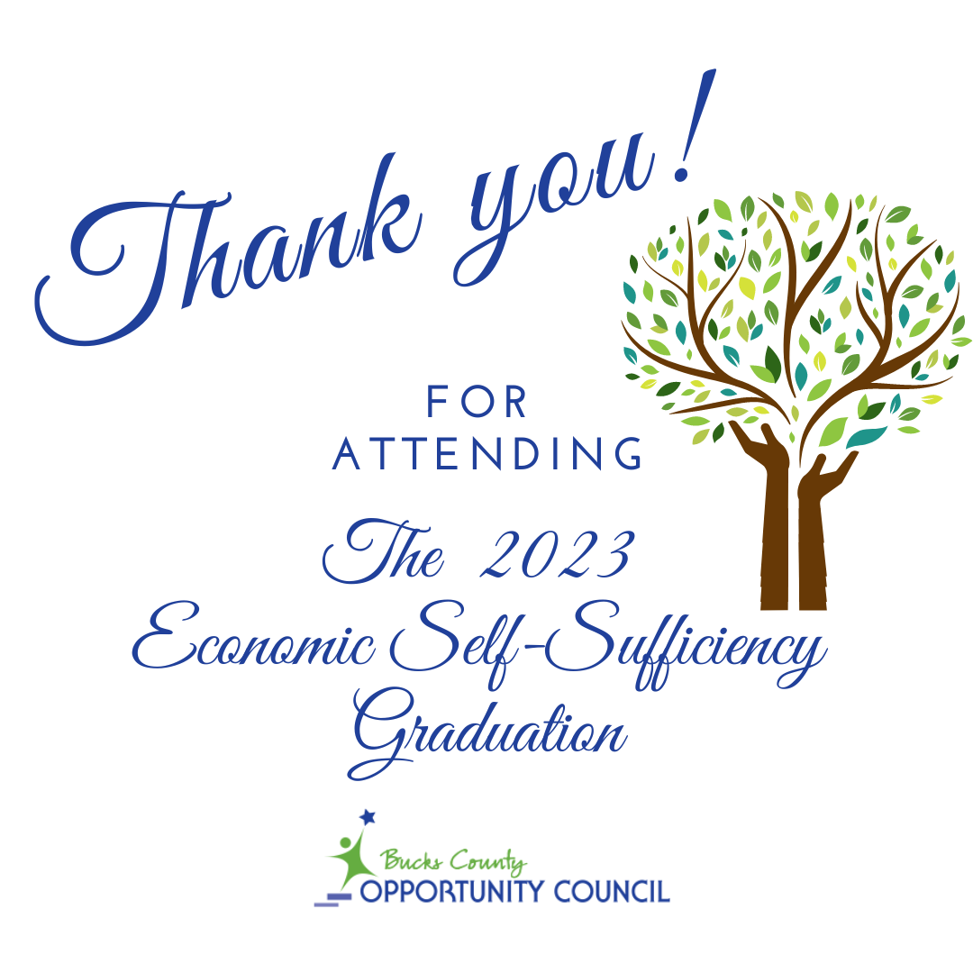 Economic Self Sufficiency Graduation Bucks County Opportunity Council